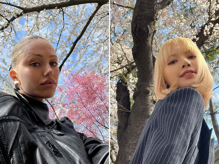 Celebs With Cherry Blossoms