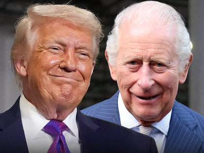 donald trump king charles main getty