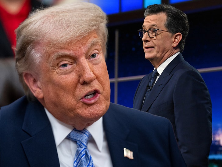 donald trump and stephen colbert getty 1