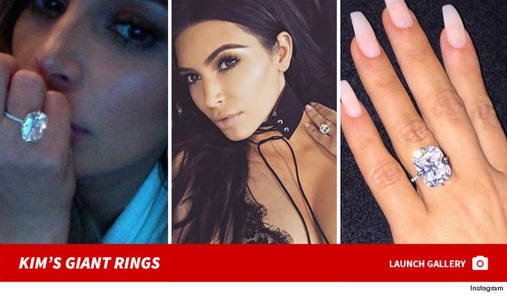 Kim Kardashian's Giant Rings