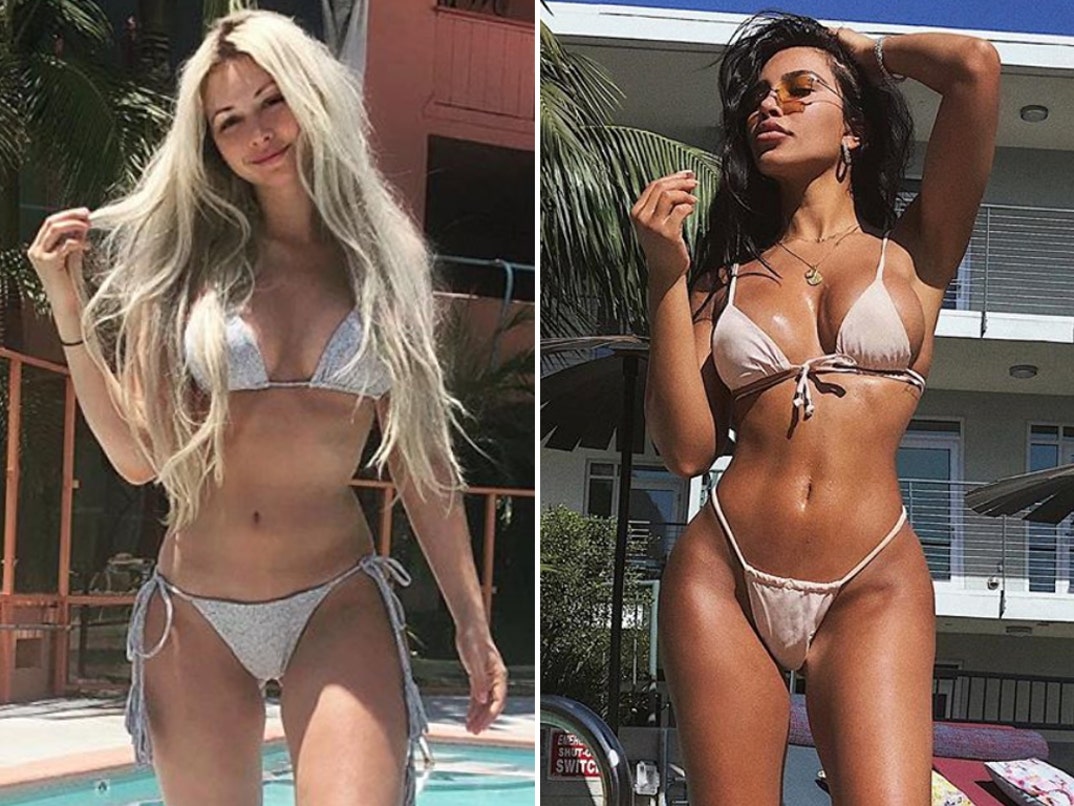 Corinne Olympios (26) vs. Kami Osman (23) -- Bikini Babe Edition