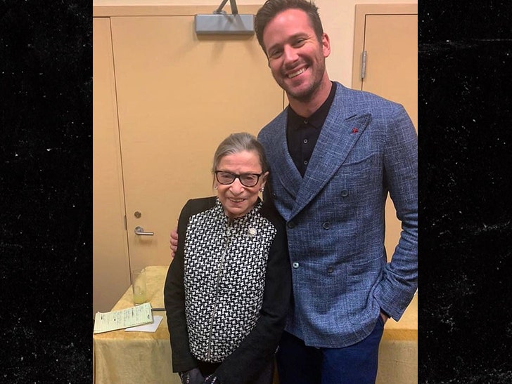 Armie Hammer Justin Theroux Meet the Real Ruth Bader Ginsburg :: 1212-armie-hammer-ruth-bader-insta-3