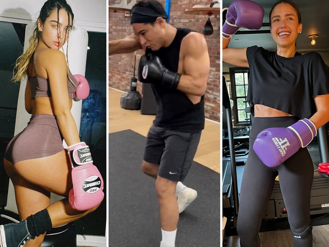 Sommer Ray vs. Mario Lopez vs. Jessica Alba -- Boxing Edition