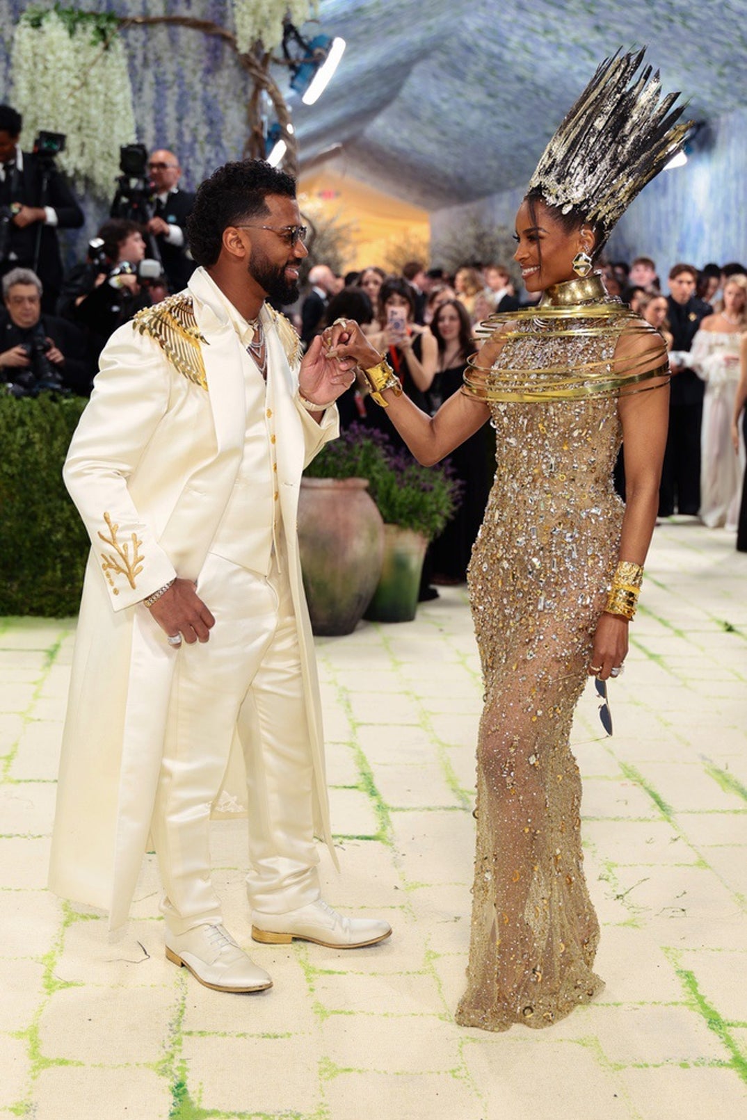 Russell Wilson and Ciara
