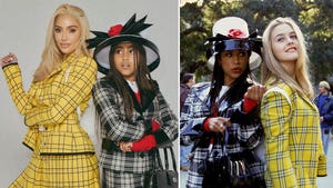 Kardashians Rock Iconic Halloween Costumes, Kim & North Pair Up For 'Clueless' Look