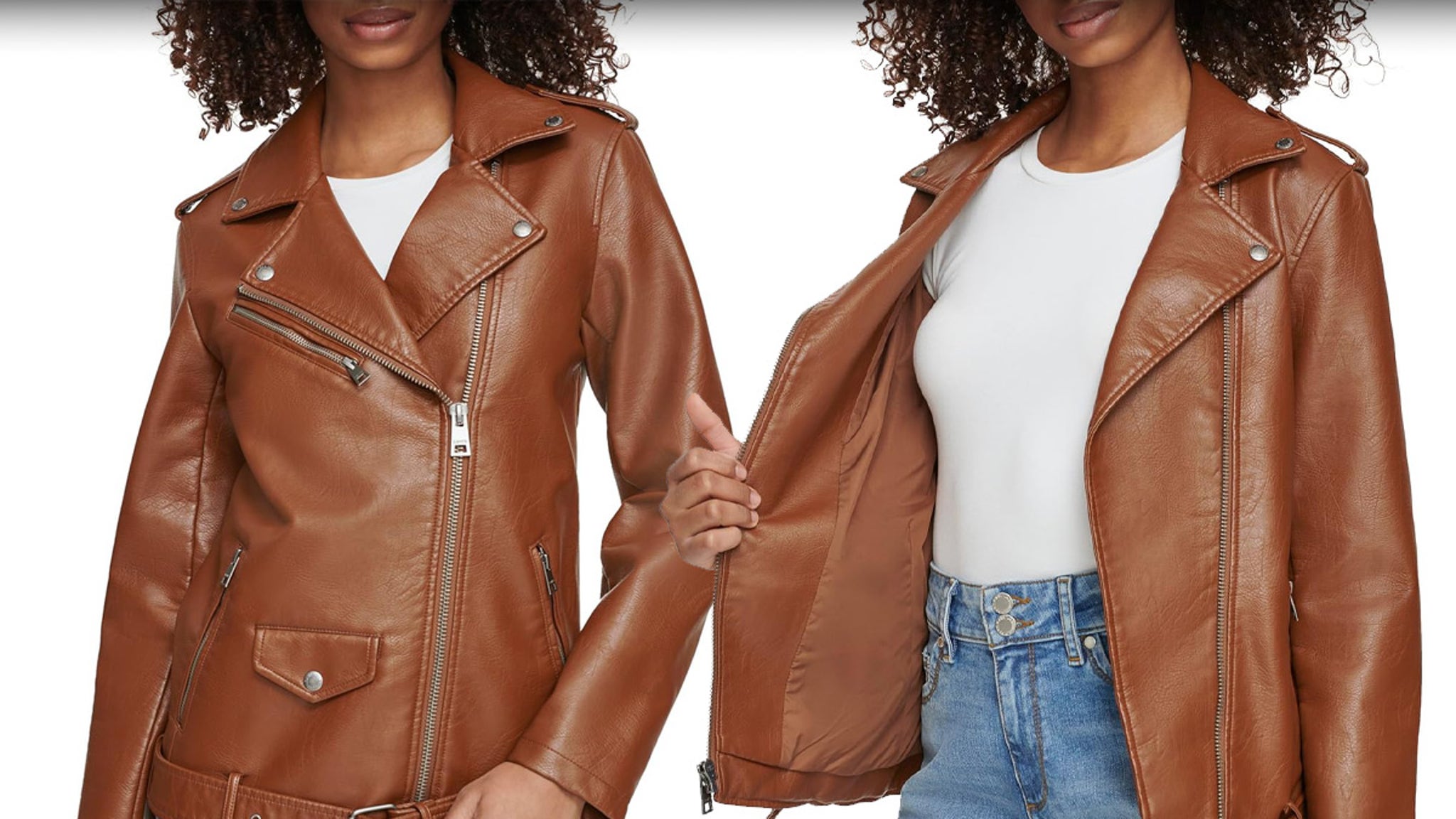 【mell】meltthelady leather like jacket Stylish Must-Have Faux Leather Jackets For Women This Fall