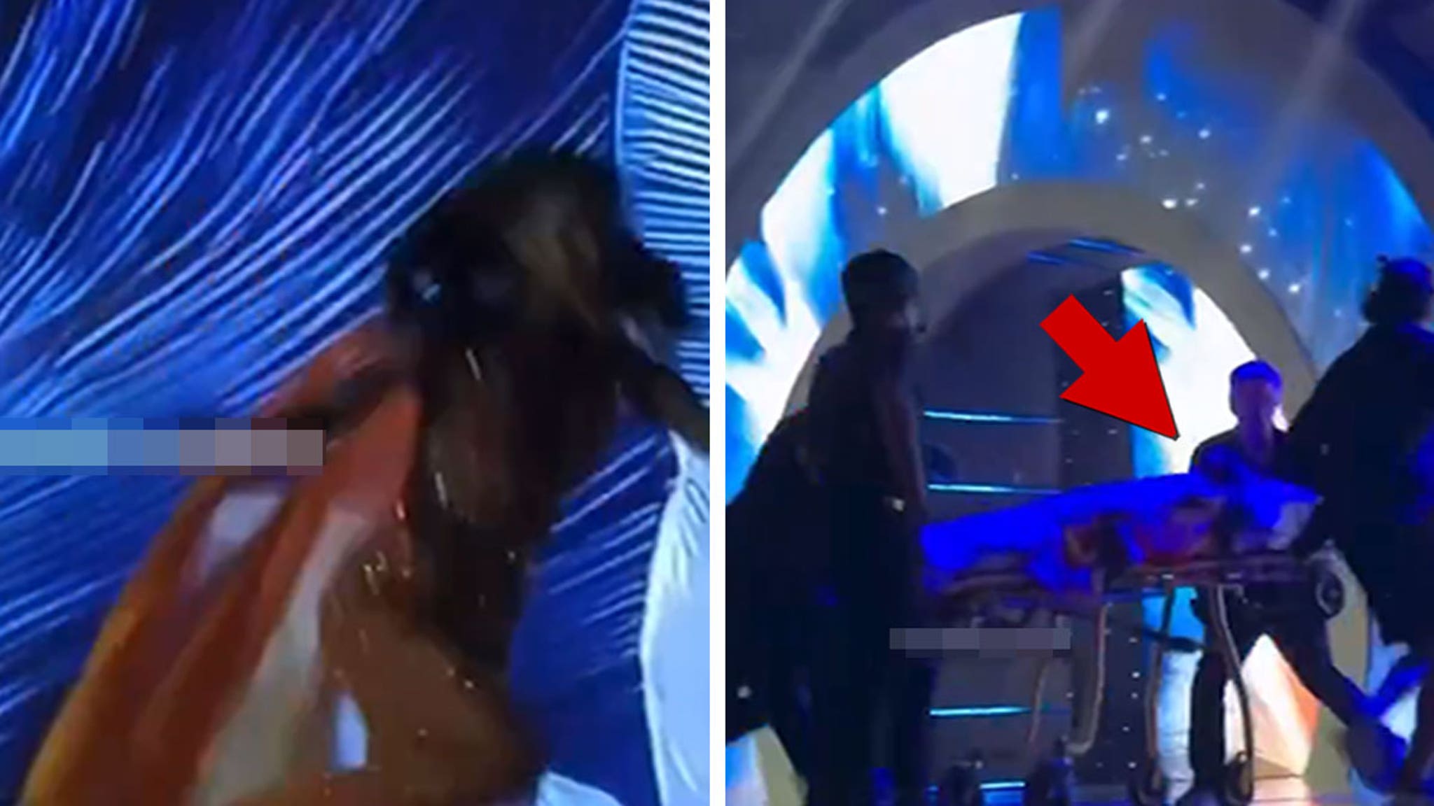 Miss Jamaica Takes Nasty Tumble Off the Stage at Miss Universe Prelims, on Video Miss Jamaica Takes Nasty Tumble Off the Stage at Miss Universe Prelims, on Video