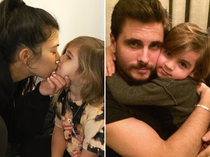 Scott Disick and Kourtney Kardashian family photos