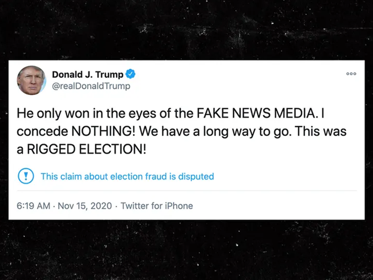 donald trump tweet on rigged election