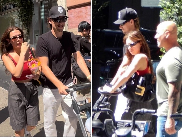 Millie Bobby Brown and Jake Bongiovi Take Baby Out for Stroll