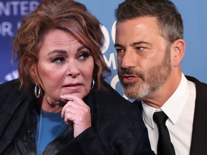 roseanne barr jimmy kimmel getty shutterstock