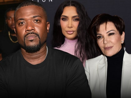 ray j kim k and kris jenner getty 1