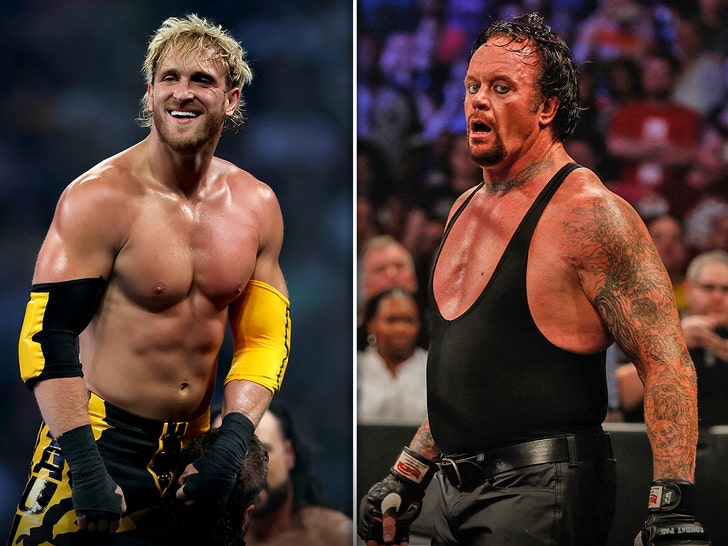 logan paul, o agente funerário dividido sub getty