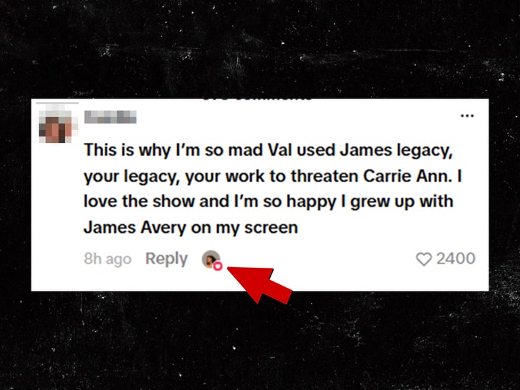 carrie ann james avery comment 1