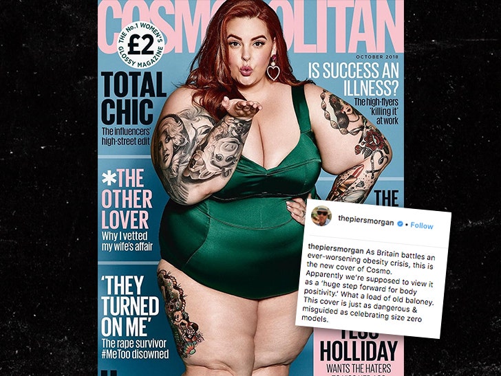 Tess Holliday Responds Piers Morgan's Cosmo UK Fat