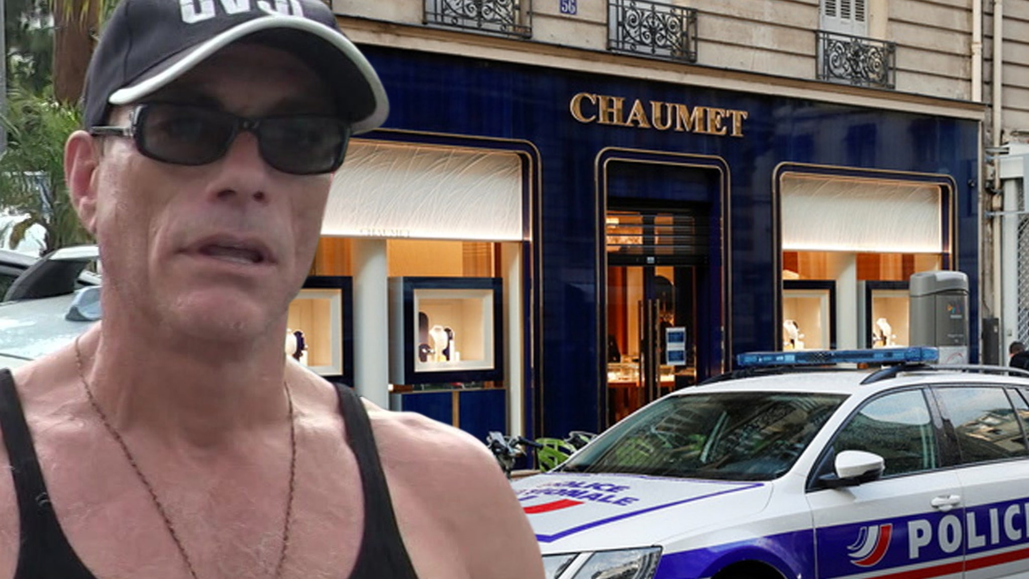 Jean-Claude Van Damme Inadvertently Distracts During Jewelry Heist in Paris