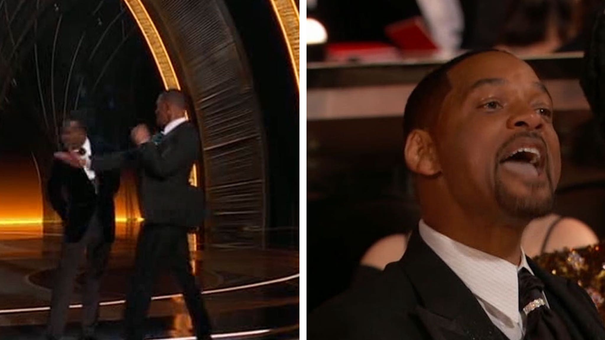 Will Smith Smacks Chris Rock Over Jada Joke at the Oscars