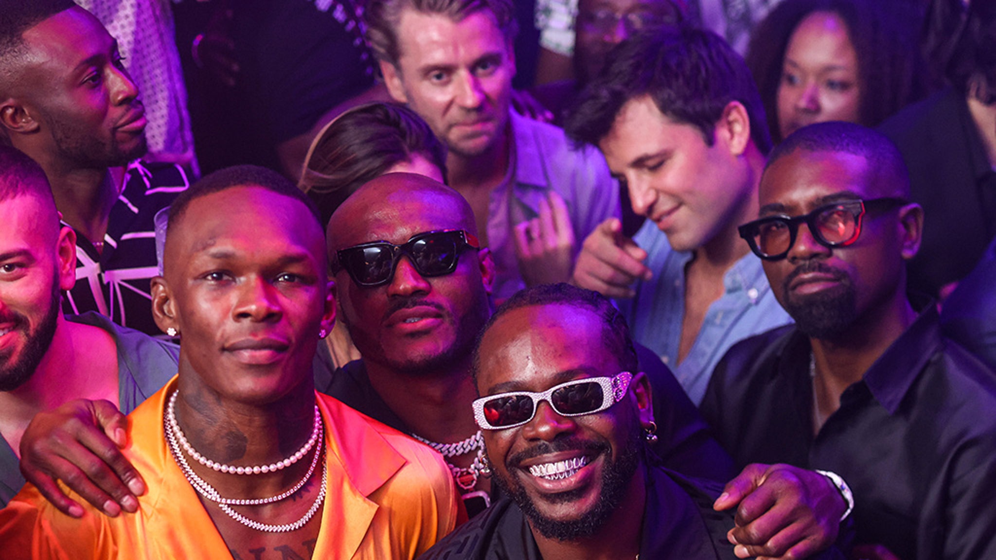 Israel Adesanya Parties at E11EVEN