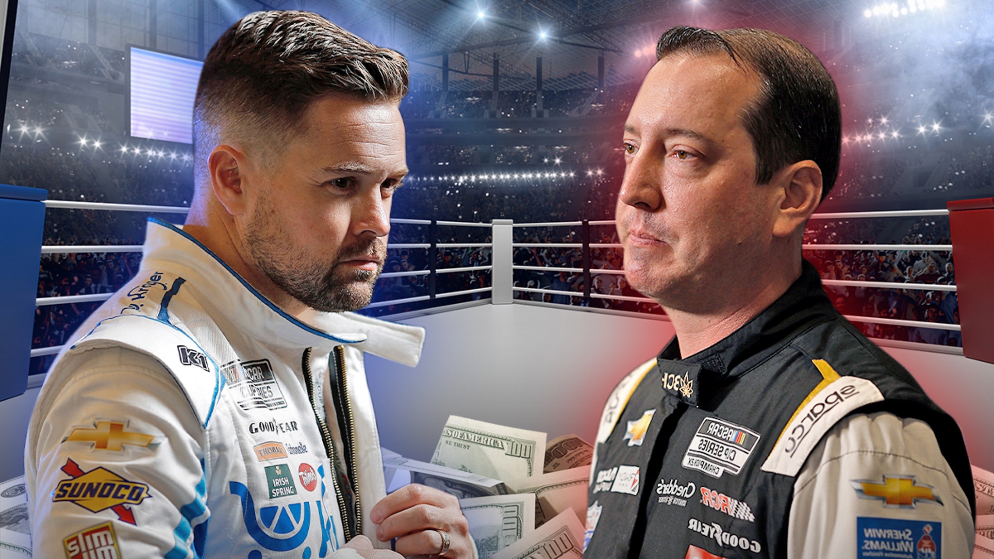 Ricky Stenhouse Jr., Kyle Busch Get Celebrity Boxing Offer To Hash Out Beef In Ring
