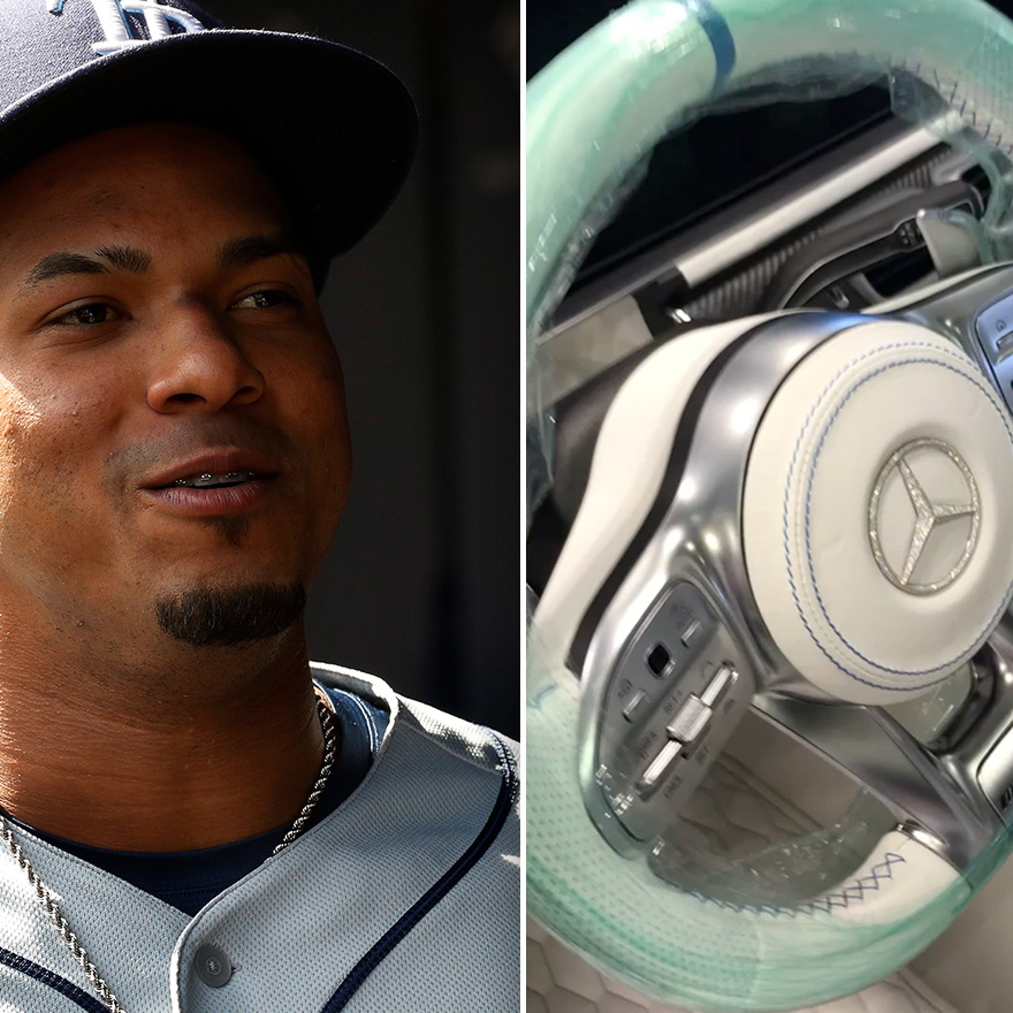 MLB Rising Star Wander Franco Cops New Mercedes, $20k Iced-Out Steering  Wheel