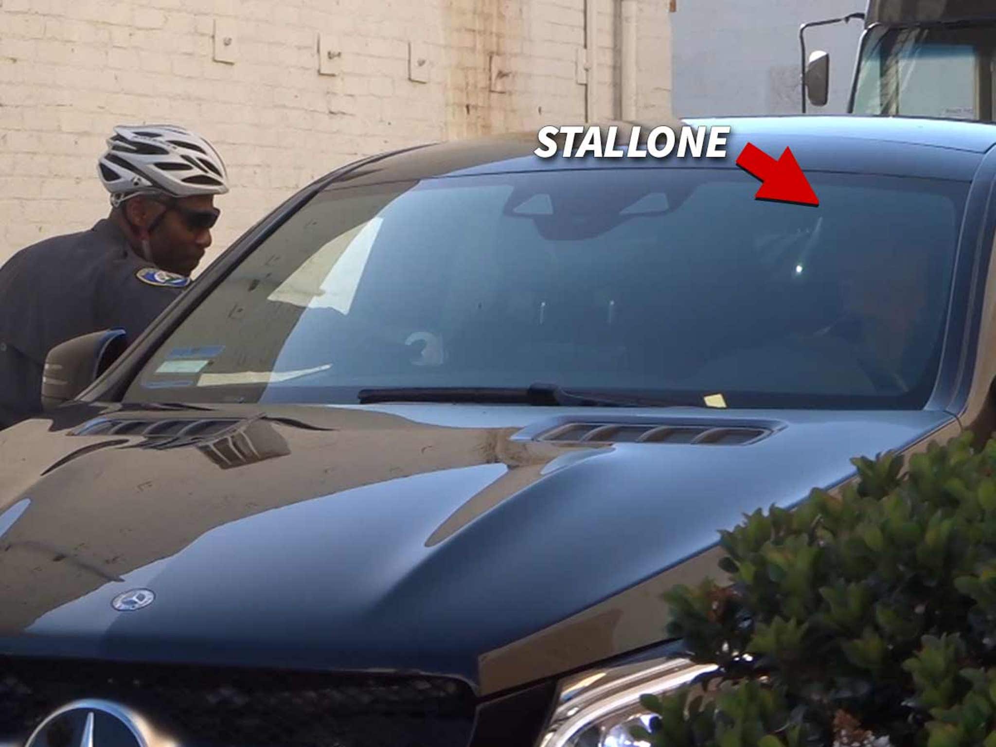 Sylvester Stallone Gets Parking Ticket But Offers Sage Advice Afterward