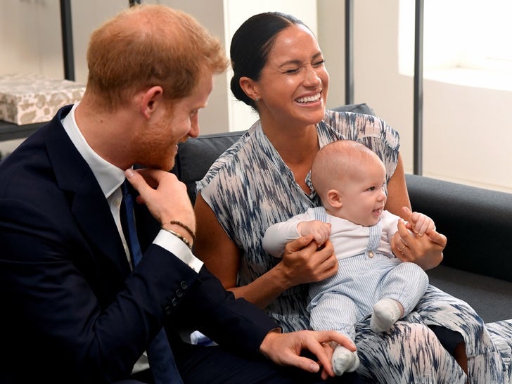 Meghan Markle and Prince Harry with Baby Archie