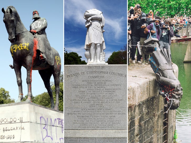 Historical Statues Getting Toppled