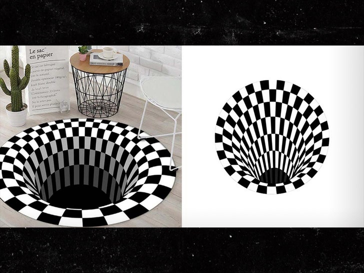 Fascinate Your House Guests with This Optical Illusion Rug!