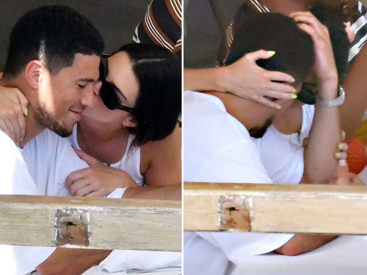 Kendall Jenner Gets Kissy with Devin Booker on Date in Italy