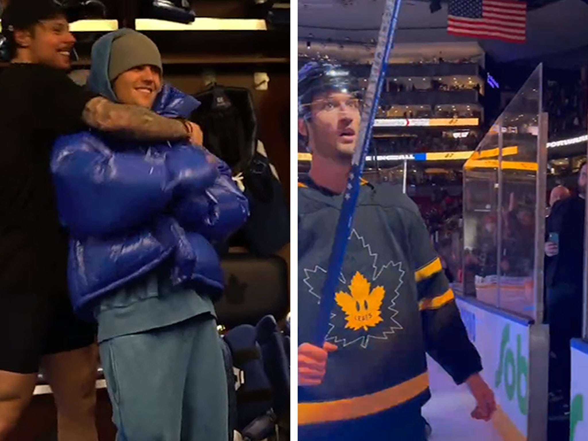 A look at the blossoming bromance of Auston Matthews and Justin Bieber