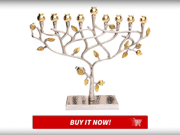 Yair-Emanuel-Gold-And-Silver-Hammered-Pomegranate.-Tree-Menorah-Hanukkah-Goods-MAIN