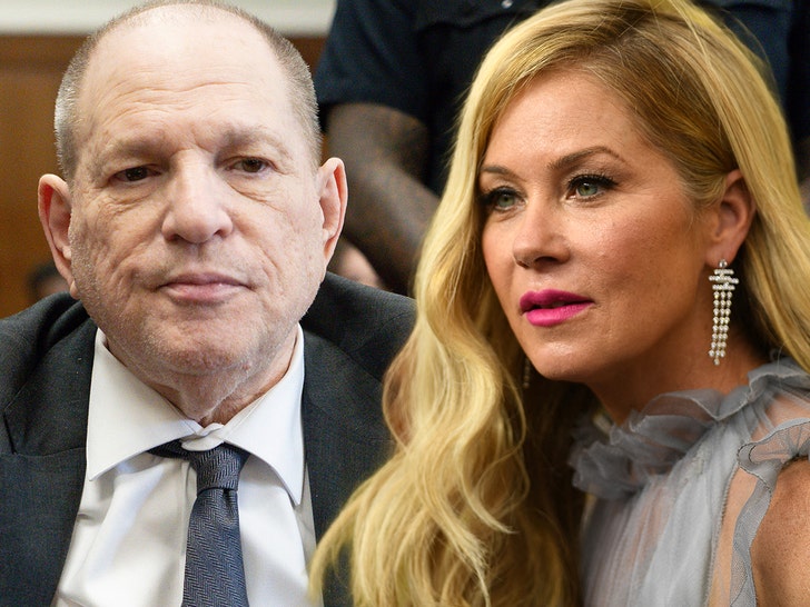 Christina Applegate Harvey Weinstein compilação getty