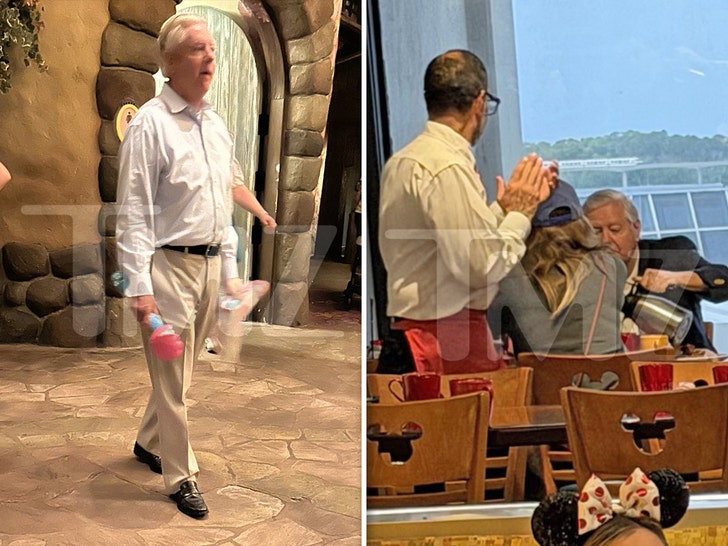 Lindsey Graham na Disney World Tmz 1
