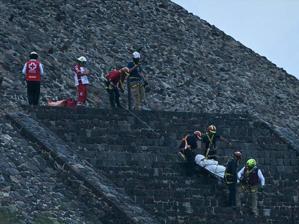 Teotihuacan pyramids shooting