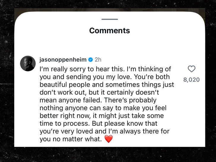 jason oppenheim comment
