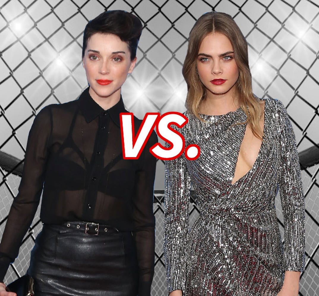 Badass Babes! Annie Clark (32) vs. Cara Delevingne (22)