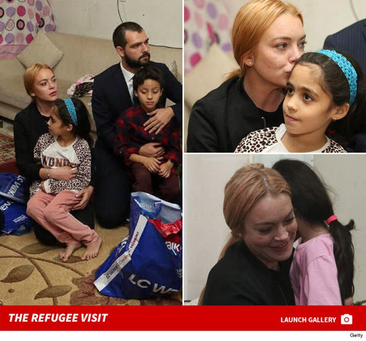Lindsay Lohan -- The Syrian Refugee Visit
