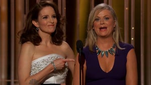 Tina Fey and Amy Poehler -- Because Y'See ... Bill Cosby Jokes Kill at Golden Globe Awards