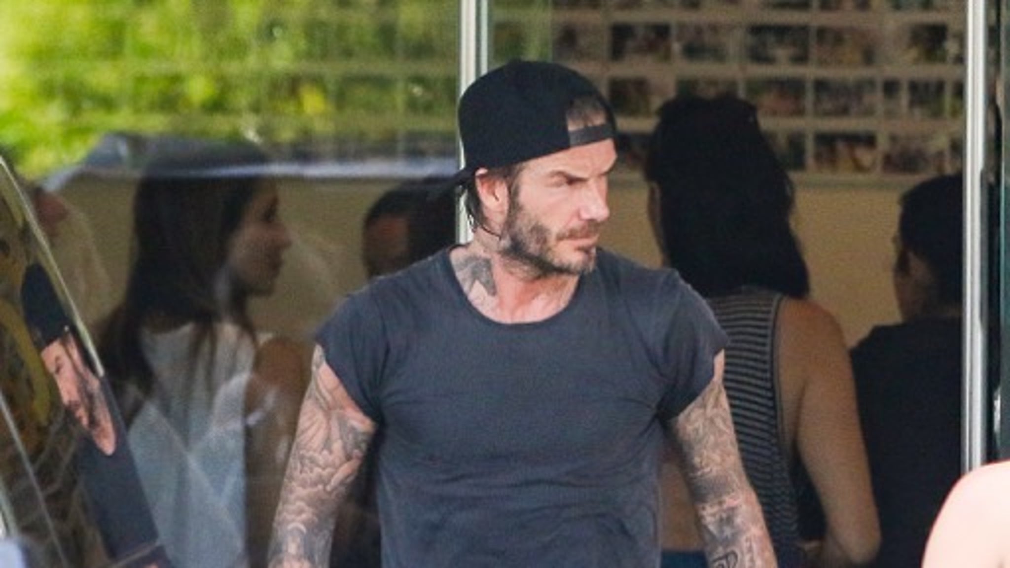 Sweaty Shots of David Beckham