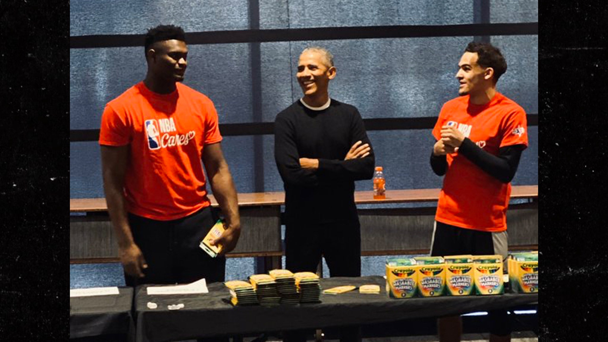 President Obama Teams Up W/ Zion Williamson & Trae Young For Charity Event