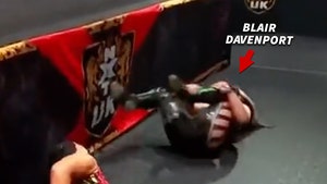 WWE's Blair Davenport Suffers Bad Leg Injury Jumping Off Top Rope In Match
