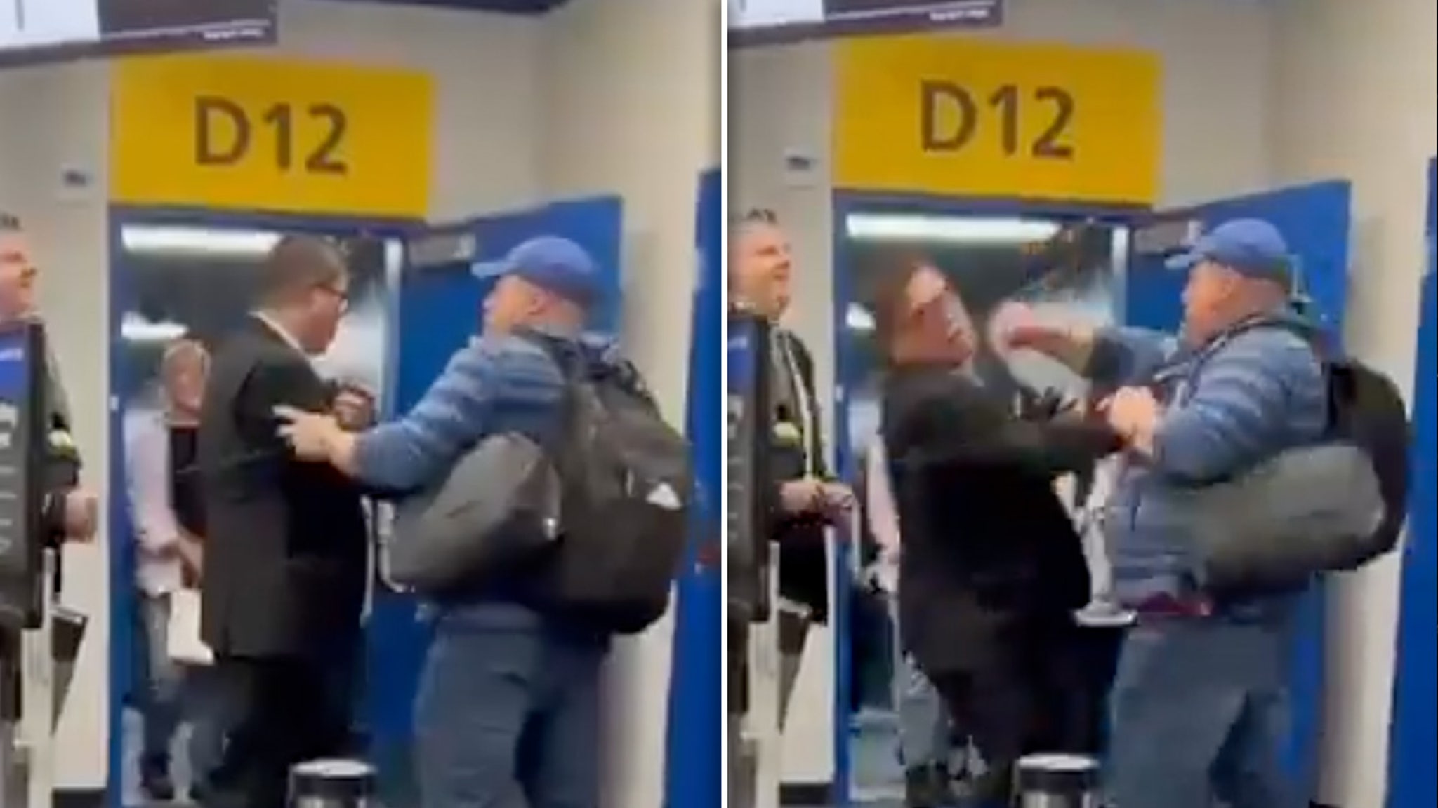 Angry Traveler Punches Out Airline Agent at Airport Gate, on Video