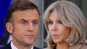 Emmanuel Macron and his wife Brigitte Macron getty 2