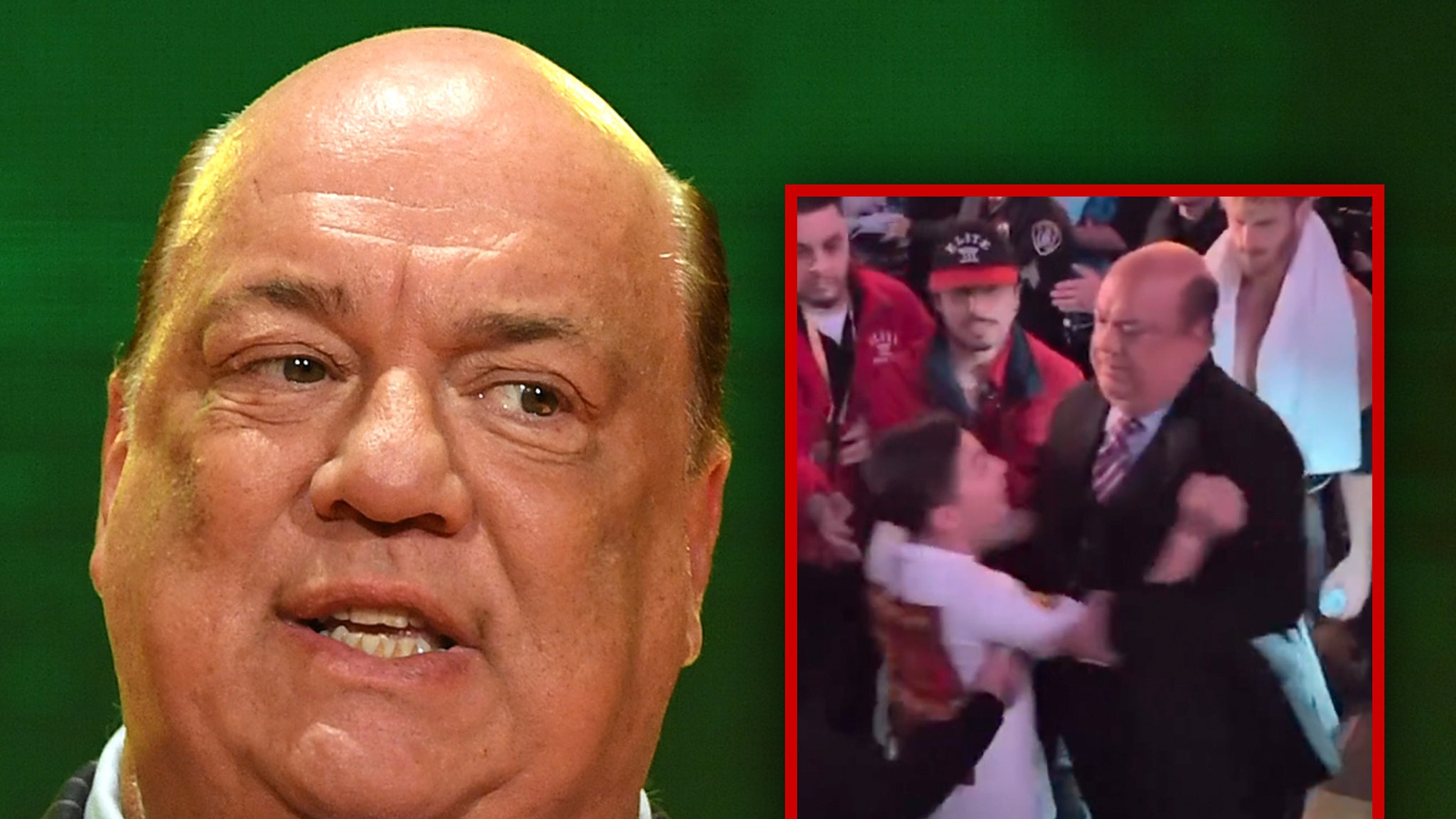WWE Star Paul Heyman Shoves Young Fan Away From Logan Paul,…