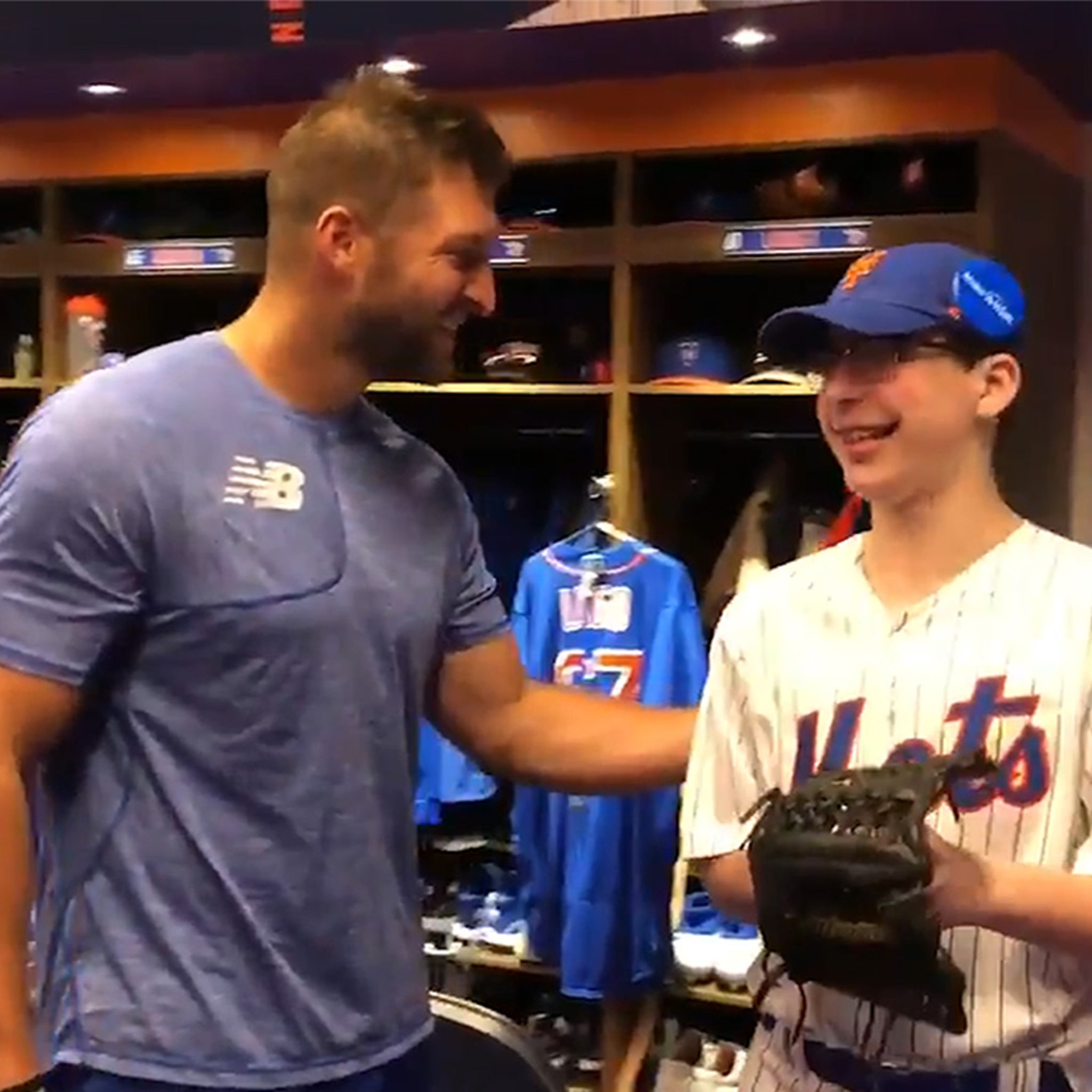 Tebow and Pete Alonso at spring training together makes me smile