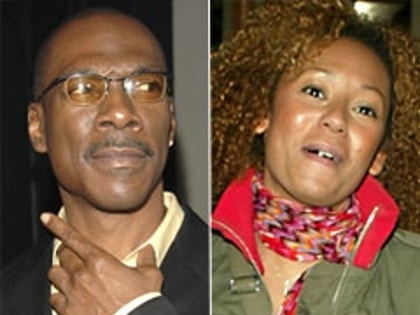 Eddie Murphy and Melanie Brown