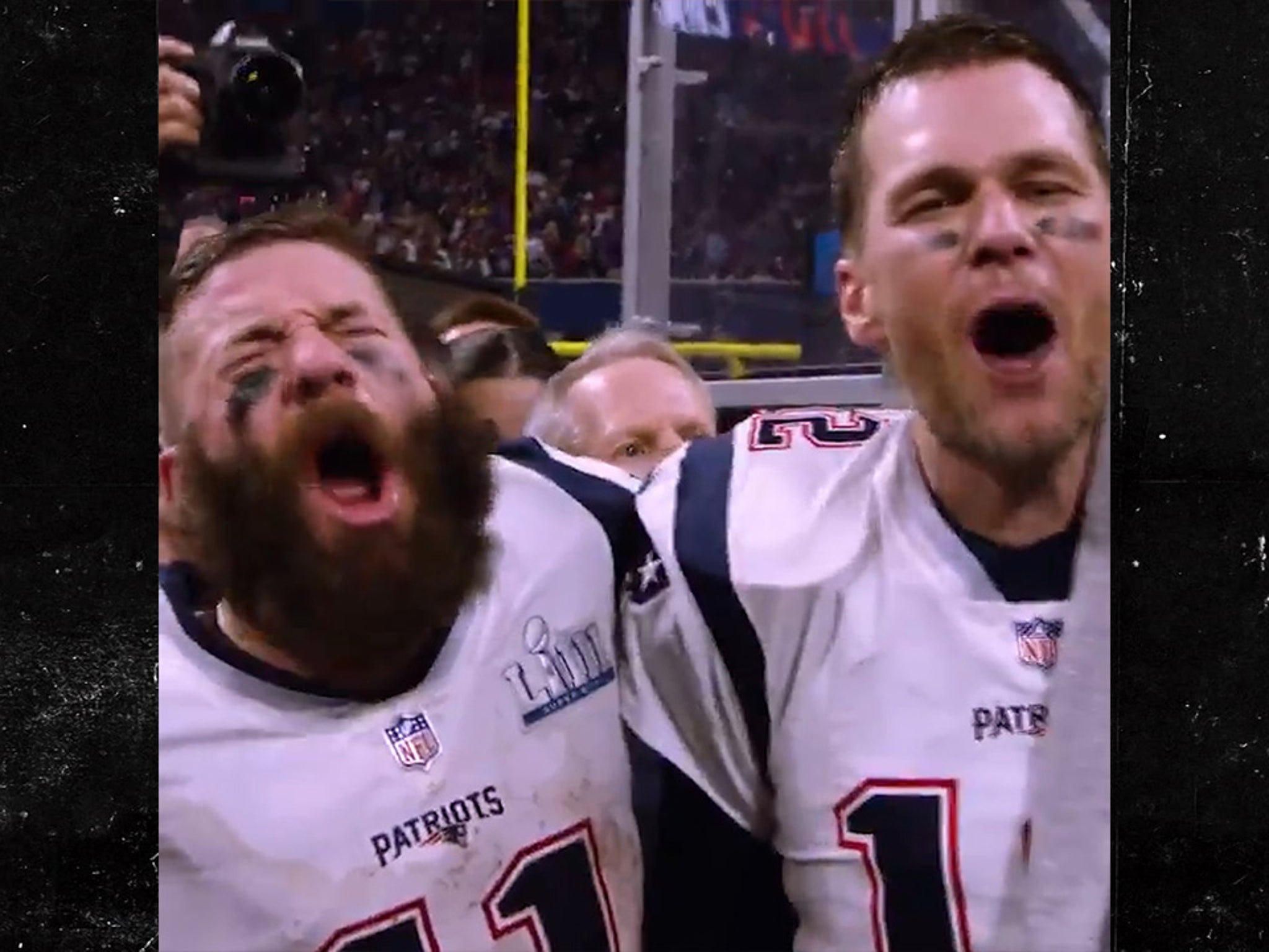 Tom Brady and Julian Edelman Super Bowl 53 Parade at Walt Disney World 