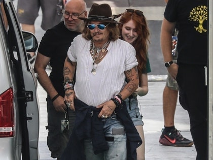 johnny depp red head