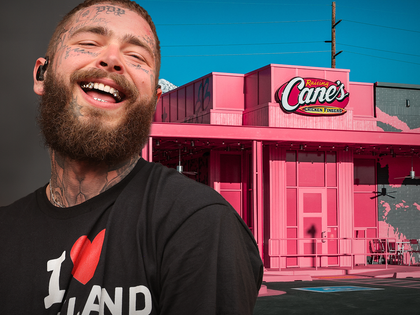 post malone redesigns utah Raising Cane’s