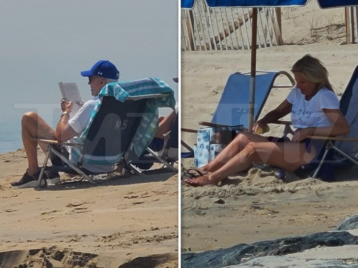 Joe Biden and Jill Biden at the Beach